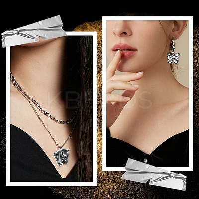 32Pcs 8 Style Alloy Enamel Pendants ENAM-SC0003-91-1