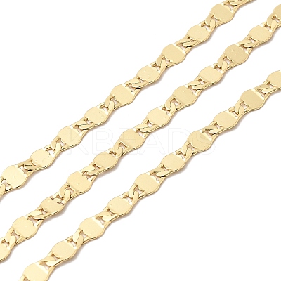 Brass Horse Eye Link Chains CHC-Z002-02G-1