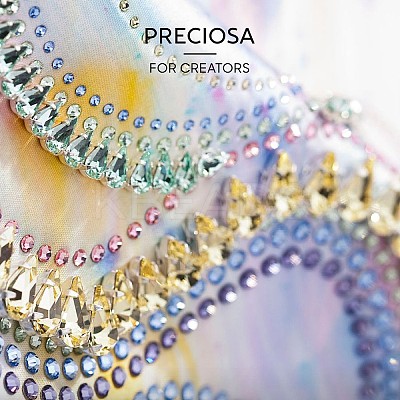 Preciosa® Crystal Hotfix Flatback Stones Y-PRC-HSS6-23980-1