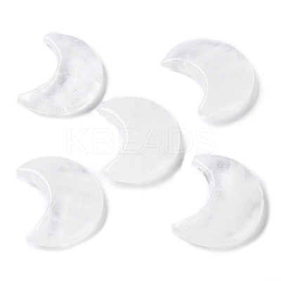 Natural Quartz Crystal Moon Palm Stones G-M416-04D-1
