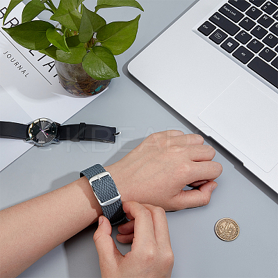 Nylon Watch Bands AJEW-WH0596-226L-1