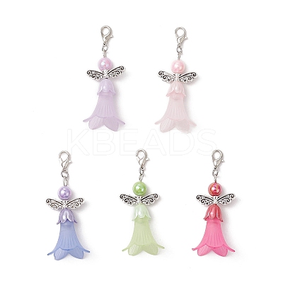 Acrylic Pendant Decorations HJEW-JM03627-1