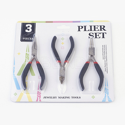 45# Carbon Steel DIY Jewelry Tool Sets: Round Nose Pliers PT-R007-07-1
