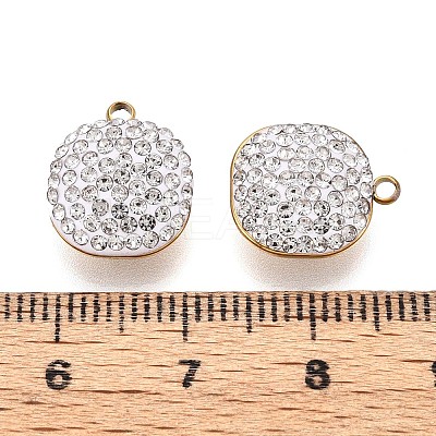 Ion Plating(IP) 201 Stainless Steel Charms STAS-N109-217A-G-1