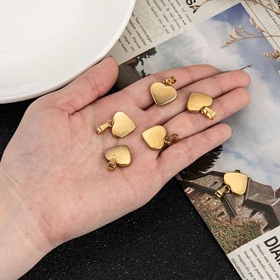 Ion Plating(IP) Fashionable 304 Stainless Steel Stamping Blank Tag Pendants STAS-J002A-01G-1