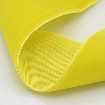 Polyester Velvet Ribbon for Gift Packing and Festival Decoration SRIB-M001-38mm-640-1