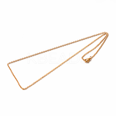 304 Stainless Steel Cable Chain Necklace STAS-M174-026G-1