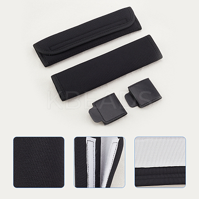 1 Set Imitation Leather Car Seatbelt Regulator Car Seat AJEW-FH0001-86-1