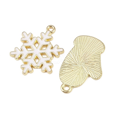 Christmas Alloy Enamel Pendants ENAM-G234-01E-1