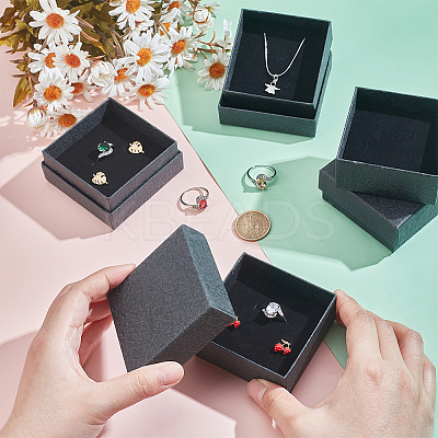 Texture Paper Jewelry Gift Boxes OBOX-NB0001-10B-02-1