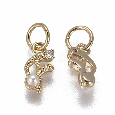 Brass Charms KK-L179-08F-G-1