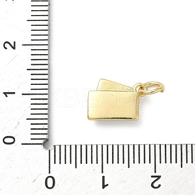 Brass Enamel Charms KK-A273-08G-01-1