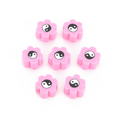 Handmade Polymer Clay Beads CLAY-N008-027D-1