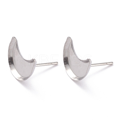 Non-Tarnish 304 Stainless Steel Stud Earring Settings X-STAS-J032-11-1
