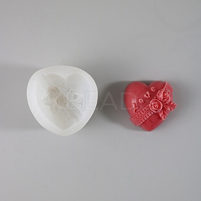 Valentine's Day Heart & Rose DIY Silicone Molds SIL-Z008-02E-1