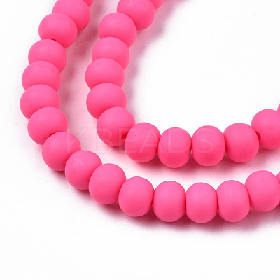 Handmade Polymer Clay Beads Strands CLAY-N008-053-09-1