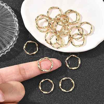 SHEGRACE Brass Linking Rings XGRQ58165-776G-1