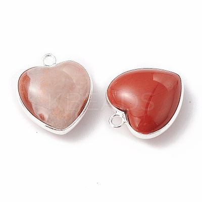 Natural Red Jasper Pendants G-C005-01S-18-1