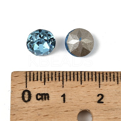 Glass Rhinestone Cabochons GLAA-A018-8mm-202-1