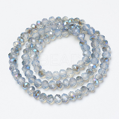 Electroplate Glass Beads Strands EGLA-A034-J4mm-I05-1