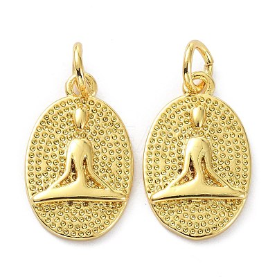 Brass Pendants KK-B046-07G-1