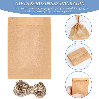 50Pcs Rectangle Paper Baking Bags CARB-SP0001-05C-02-1