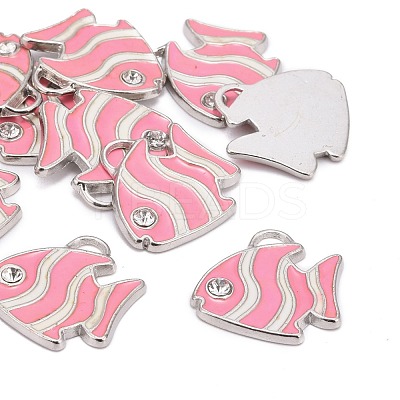 Alloy Enamel Pendants ENAM-P152-3-1