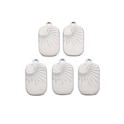 Non-Tarnish 201 Stainless Steel Pendants STAS-S119-147P-1
