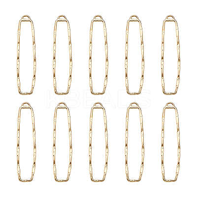 10Pcs Alloy Open Back Bezel Big Pendants PALLOY-TAG0001-01-1