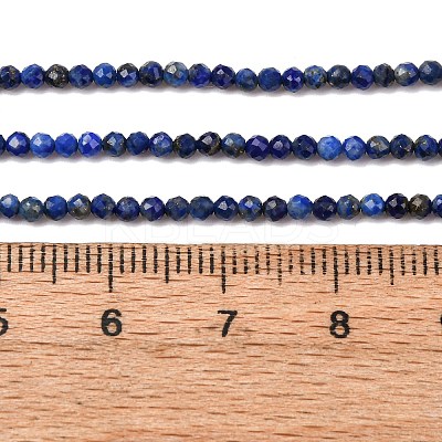 Natural Lapis Lazuli Beads Strands G-E351-09-1
