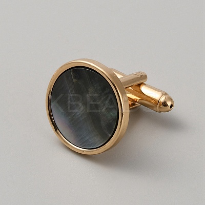 Natural Abalone Shell Cufflinks for Men FIND-WH0110-736G-02-1