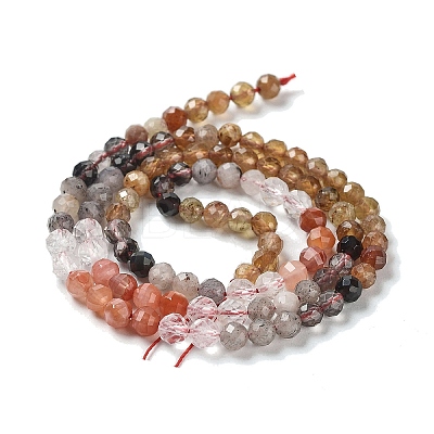 Natural & Synthetic Mixed Gemstone Beads Strands G-D080-A01-01-1