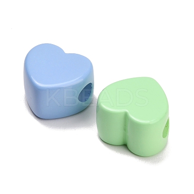 Opaque Acrylic Enamel European Beads AC-CBA917A-01A-1