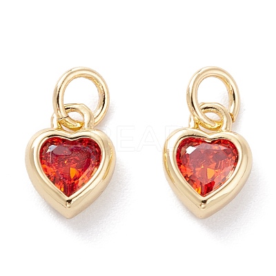 Brass inlaid Cubic Zirconia Pendants ZIRC-A019-13G-1