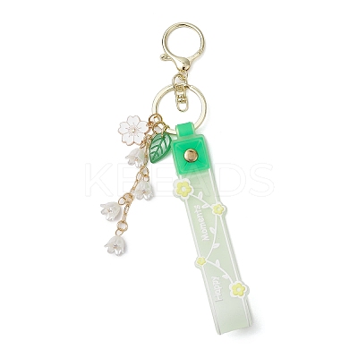 Flower PVC Rope Keychains KEYC-JKC00968-1