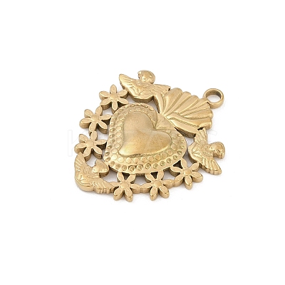 304 Stainless Steel Pendants LS-STAS-D366-05B-G-1