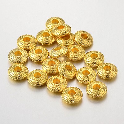 Tibetan Style Alloy Spacer Beads LS-TIBEB-R011-G-FF-1