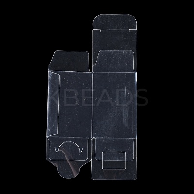 Rectangle Transparent Plastic PVC Box Gift Packaging CON-F013-01B-1