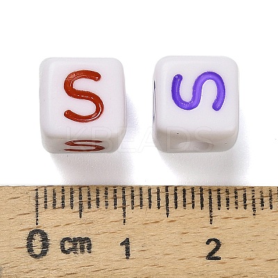 Opaque Acrylic Beads OACR-I022-01S-1