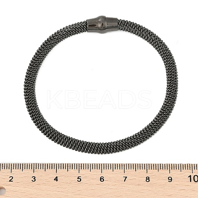 304 Stainless Steel Mesh Chain Bracelets for Women Men BJEW-Z087-19B-1