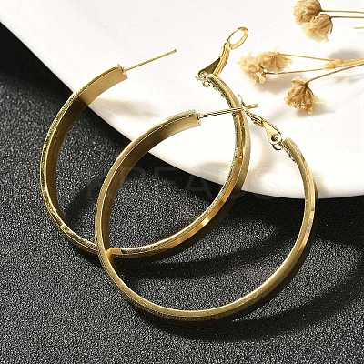 304 Stainless Steel Hoop Earrings for Women EJEW-C096-43G-03-1