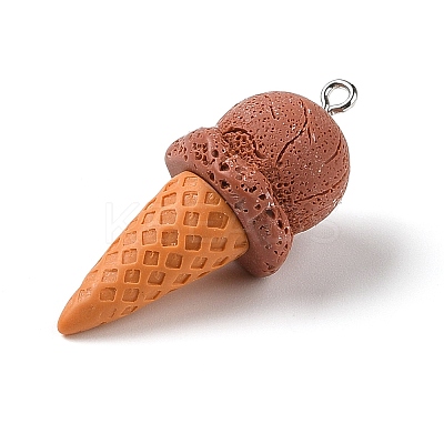 Opaque Resin Imitation Food Pendants RESI-S399-03C-1