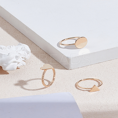 1Box Alloy Finger Rings Sets RJEW-LP0002-39-1