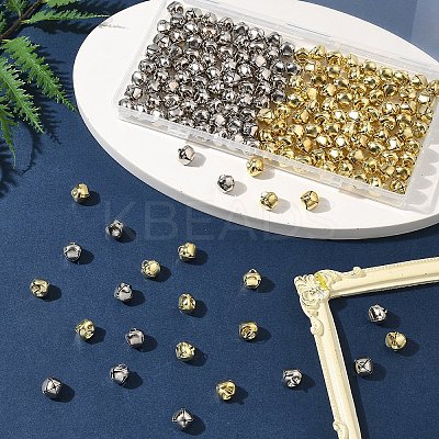 200Pcs 2 Colors Iron Bell Charms IFIN-FS0001-53-1