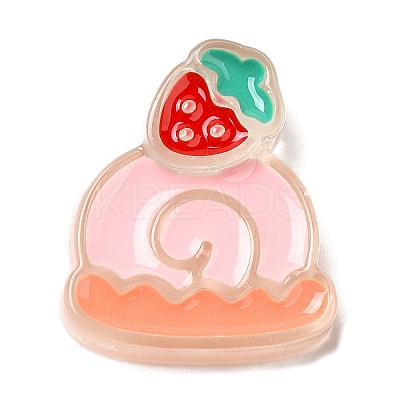 Translucent Resin Imitation Food Decoden Cabochons RESI-H147-01M-1