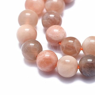 Natural Sunstone Beads Strands G-I249-B03-02-1