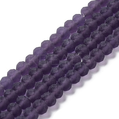 Transparent Glass Beads Strands EGLA-A034-T2mm-MD15-1