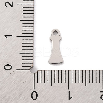 Non-Tarnish 201 Stainless Steel Charms STAS-U016-01P-I-1