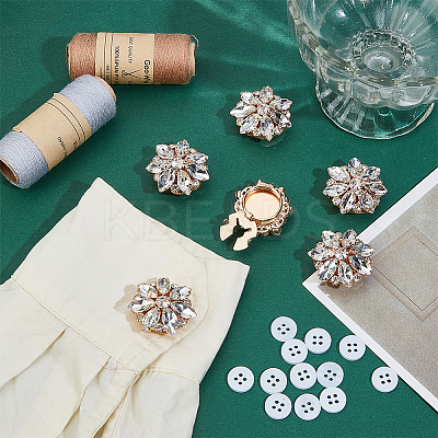 Alloy Cufflinks & 4-Hole Plastic Buttons HJEW-NB00251-1