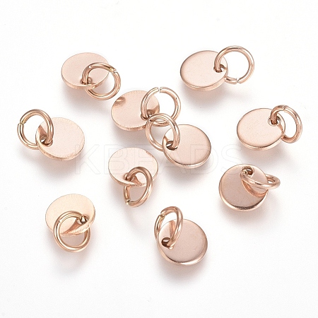 Ion Plating(IP) 304 Stainless Steel Charms LS-STAS-I124-01A-RG-1